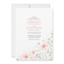 Sommarängrosan blommar vattenfärgbröllop