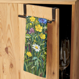 Sommarängsblommor Kökshandduk