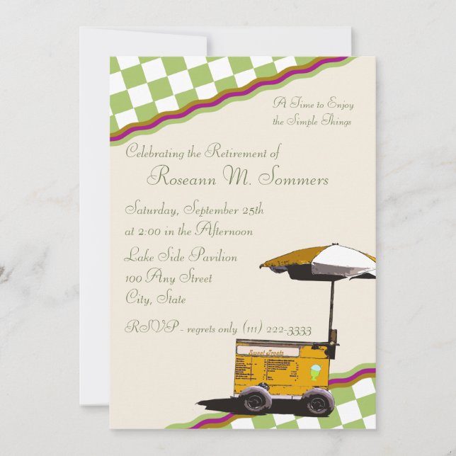 Sommaranteckningar/ Pension Inbjudningar (Framsida)