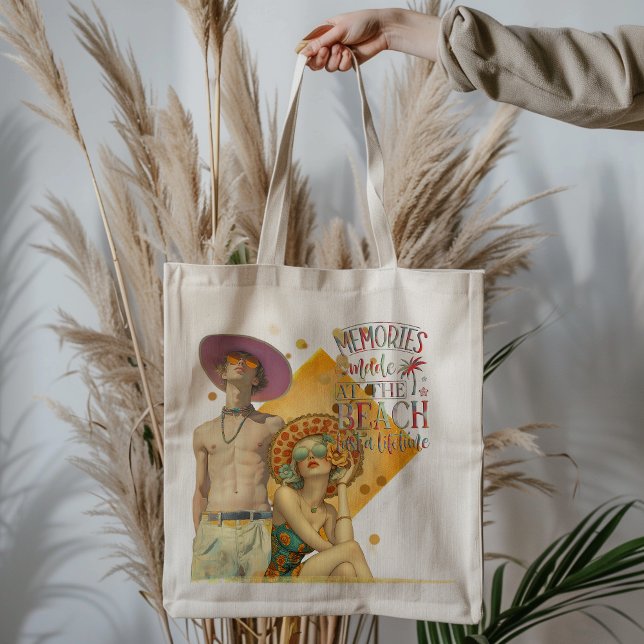 Sommaranteckningar vid Beach Tote Bag Tygkasse (Skapare uppladdad)