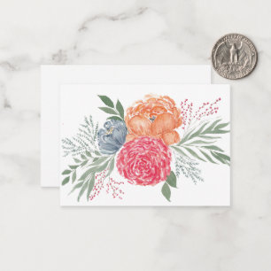 Sommaranteckningskort för Bouquet Anteckningskort