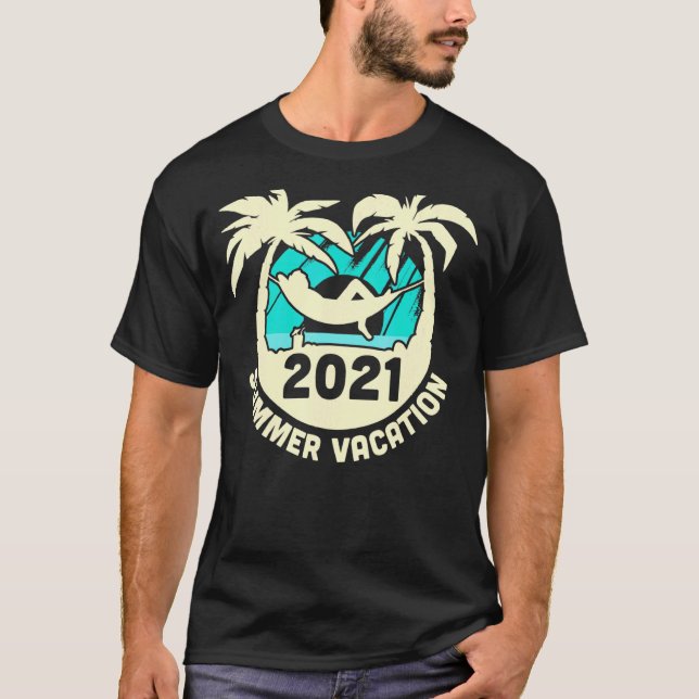 Sommaravacation 2021 Hammocks T Shirt (Framsida)