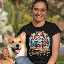 Sommaravacering i lusern i Corgi Beach Vacay T Shirt