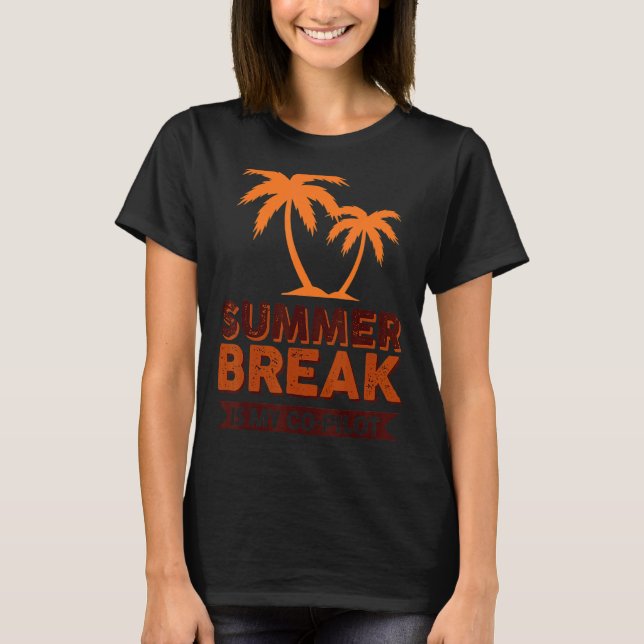 Sommaravbrott är min medpilot Party T Shirt (Framsida)