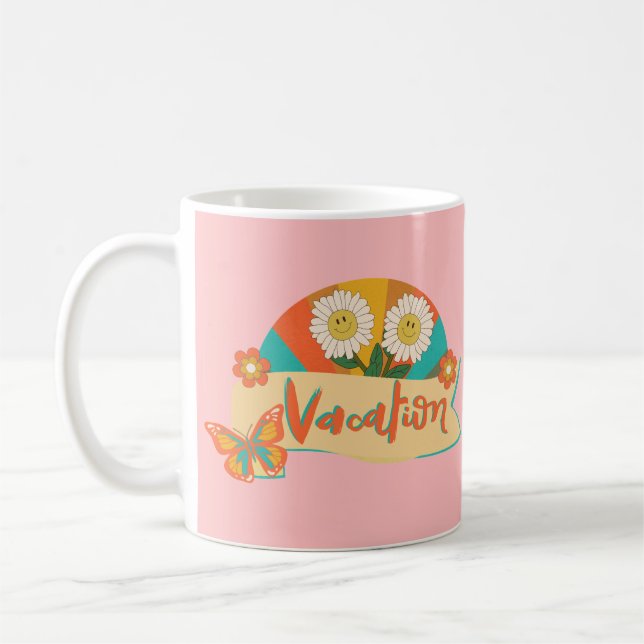 sommaräventyr, semester kaffemugg (Vänster)