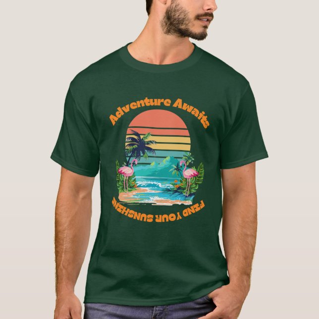 Sommaräventyr  t shirt (Framsida)