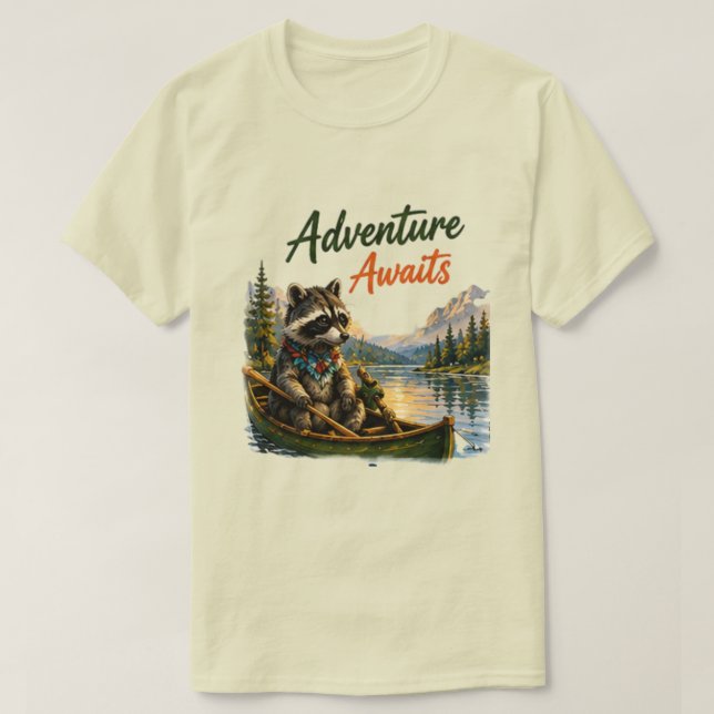 Sommaräventyr väntar | Perfekt semester  T Shirt (Design framsida)