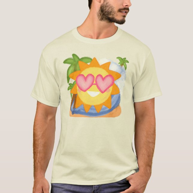 Sommaravslappning Vacation Sol T Shirt (Framsida)