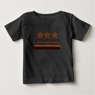 Sommarbaby Tre-Stjärniga Ränder T Shirt