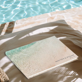 Sommarbäckenbröllop vid sommaren gästböcker