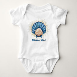Sommarbarn - Baby-bojdräkt med Seashell-design T Shirt