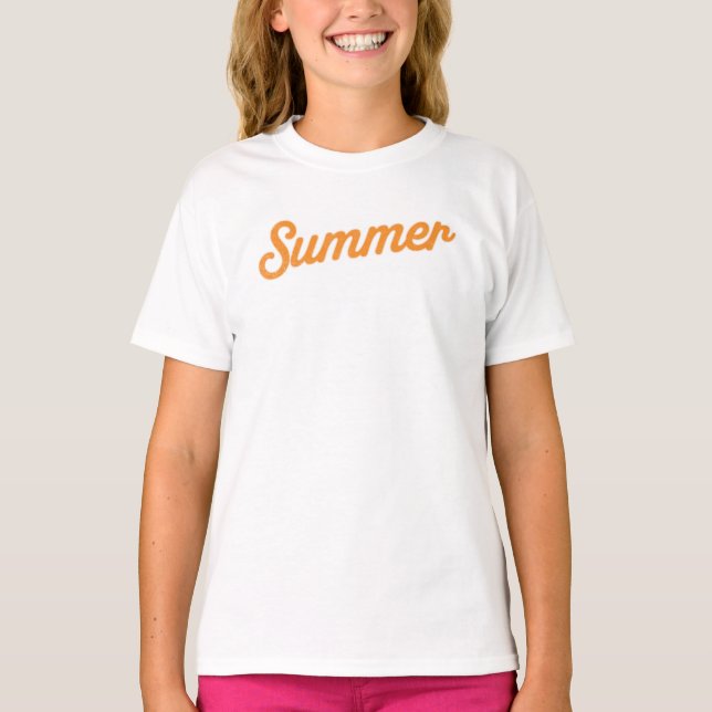 Sommarbarn Klassiker T Shirt (Framsida)
