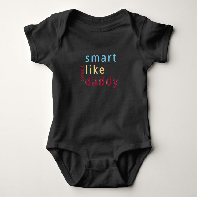  Sommarbarn Smarta som Pappa Småbarn   T Shirt (Framsida)