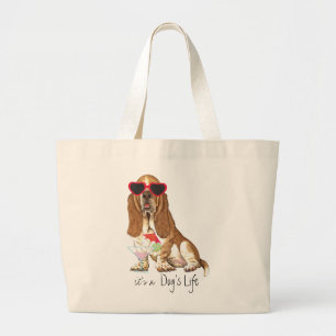 SommarBassethund Jumbo Tygkasse