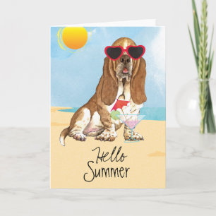 SommarBassethund Kort