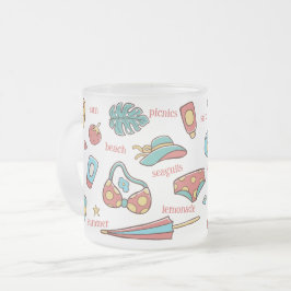 Sommarbeach 2-tonkaffe Mugg