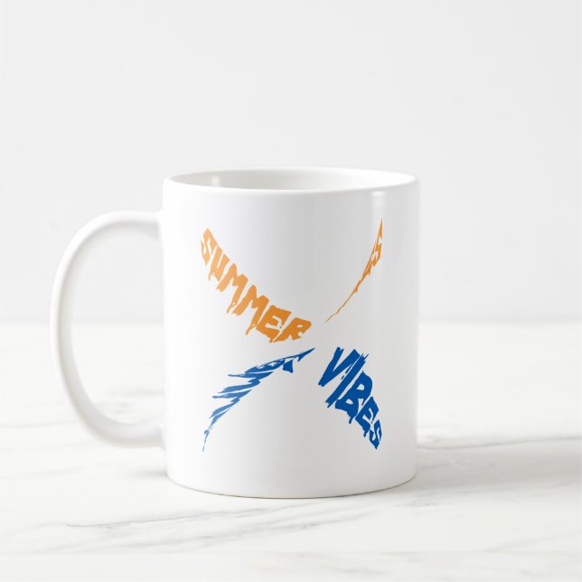 Sommarbesök: Sol, Roligt och Bra Times Kaffemugg (Vänster)
