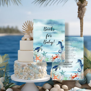 Sommarbifång: Octopus Blue Bokar för Baby Tilläggskort