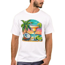 Sommarbild på margaritacocktail