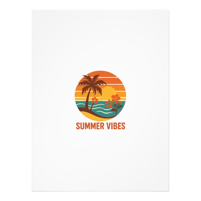 Sommarbilder - Ljus, Tropical och Roligt Design Fototryck (Framsidan)