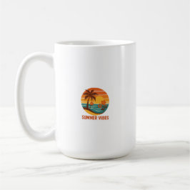 Sommarbilder - Ljus, Tropical och Roligt Design Kaffemugg