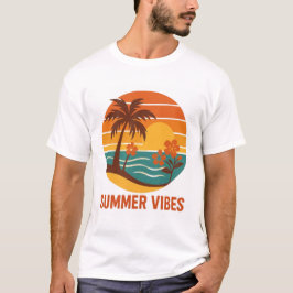 Sommarbilder - Ljus, Tropical och Roligt Design T Shirt