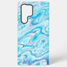 Sommarblåfärgad Abstrakt Marble Struktur