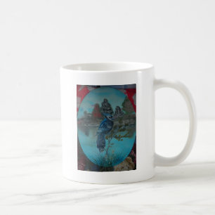 sommarblåskrika kaffemugg