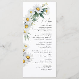Sommarblomma, bröllop-daisy meny