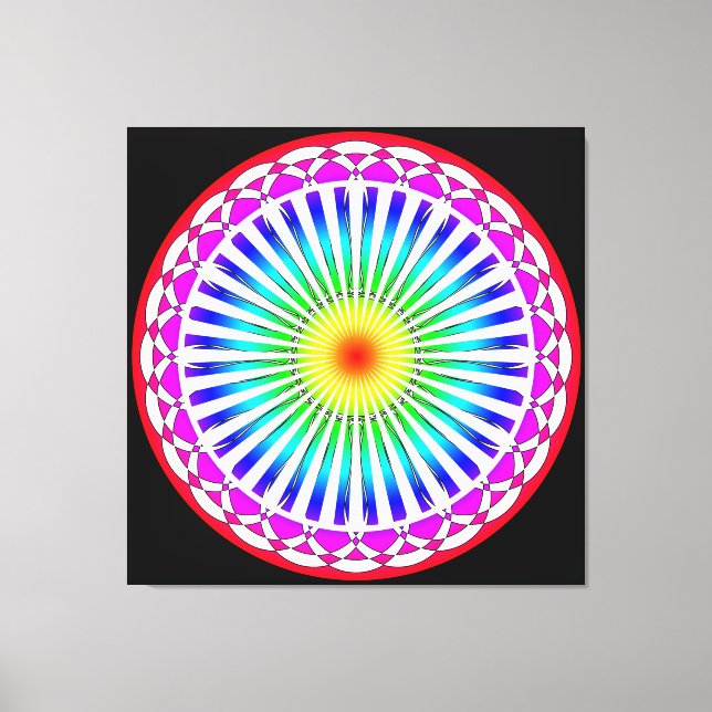 Sommarblomma Canvastryck (Framsida)