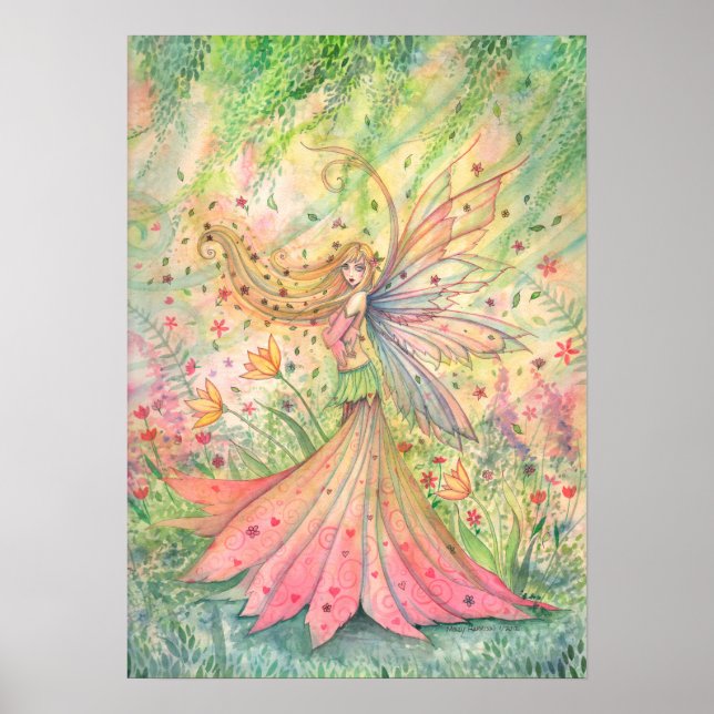 Sommarblomma Feartkonstaffisch Poster (Framsidan)
