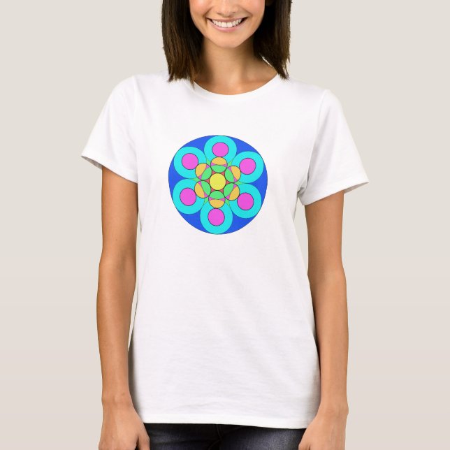 Sommarblomma T Shirt (Framsida)