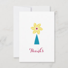Sommarblomma Tack Kort