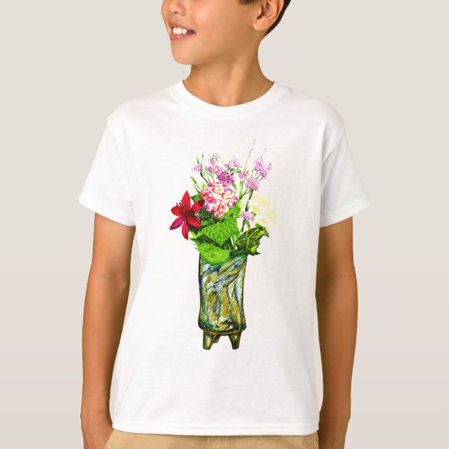 SommarBlommar Tee Shirt (Framsida)