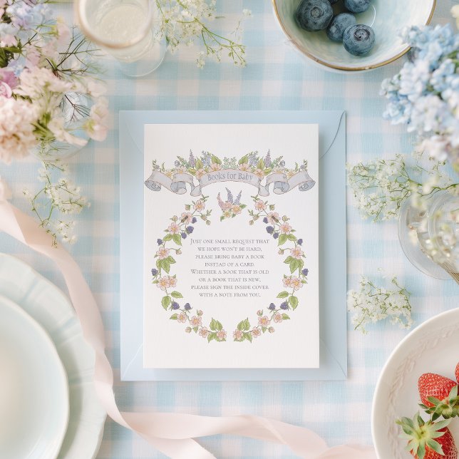 Sommarblommig trädgårdsbok för bebis tilläggskort (Skapare uppladdad)