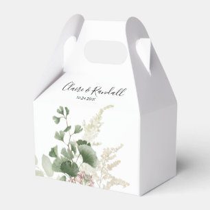 SommarBlommigtens Grönt Foliage Bröllop Presentaskar