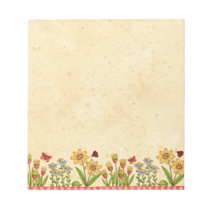Sommarblommor Anteckningsblock