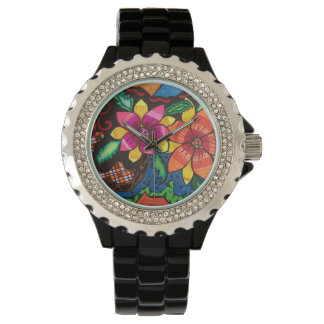 Sommarblommor Armbandsur