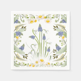 Sommarblommor Cocktailservett Pappersservett