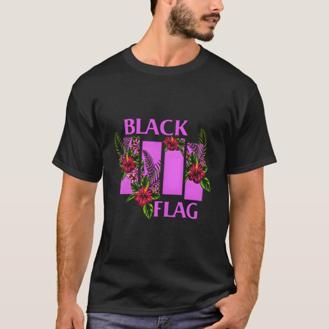 Sommarblommor, Flagga T Shirt (Framsida)