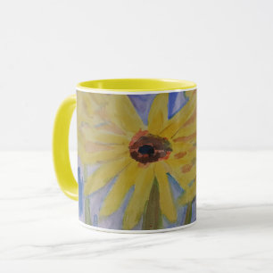 Sommarblommor, Gult, Mugg
