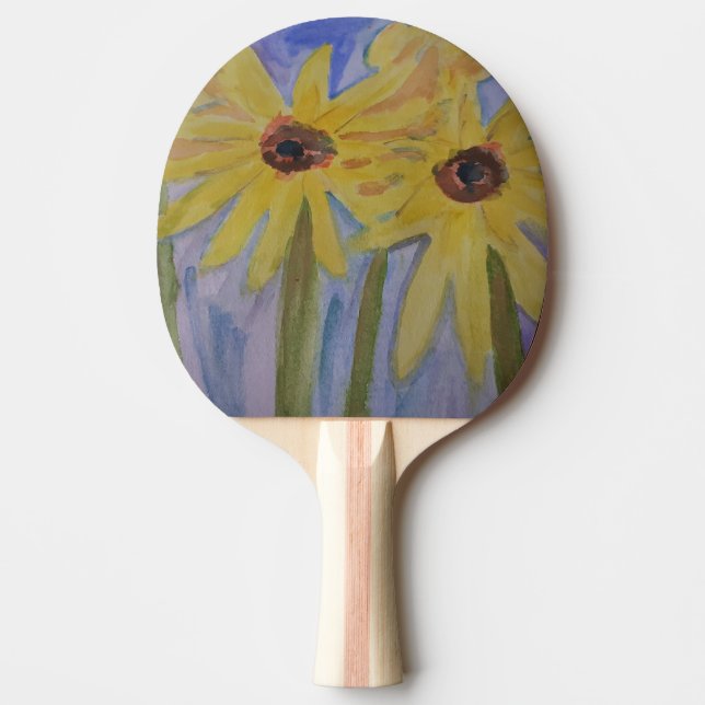 Sommarblommor, Gult Pingisracket (Framsidan)