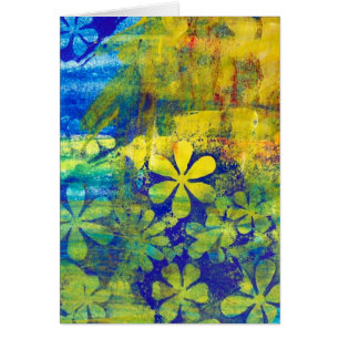 Sommarblommor Hälsningskort