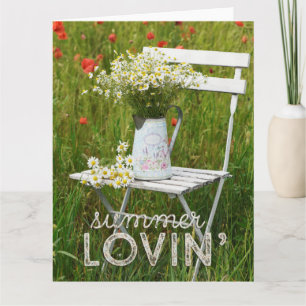 Sommarblommor i Vild Fält + Kort