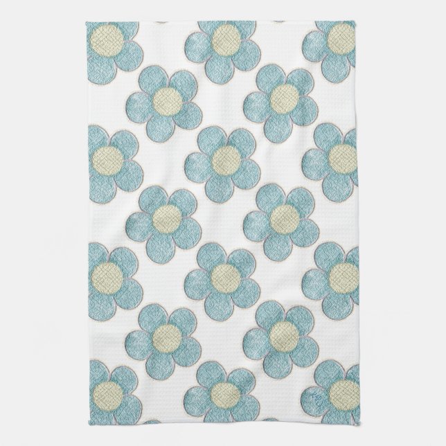 Sommarblommor Kökshandduk (Vertikal)
