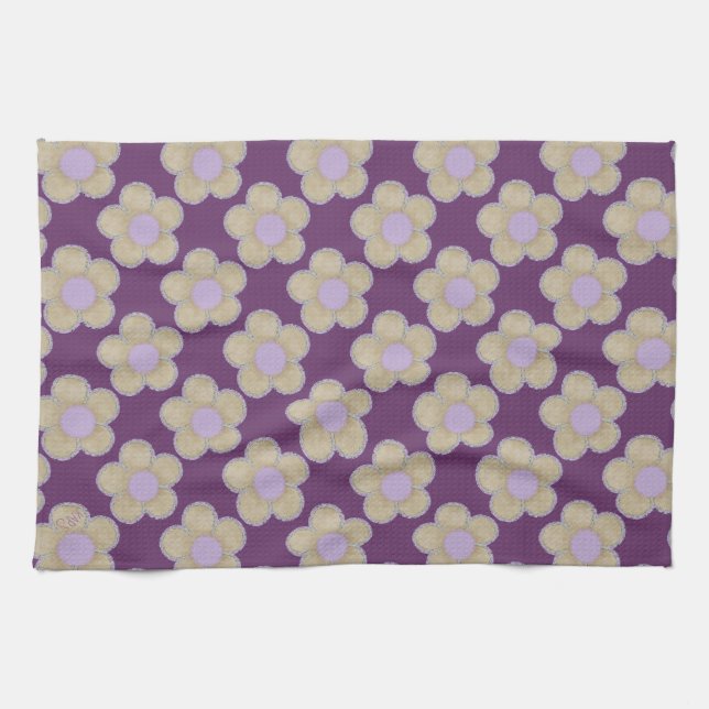 Sommarblommor Kökshandduk (Horisontell)