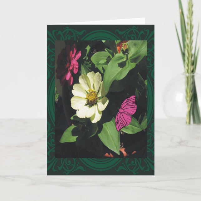 Sommarblommor Kort (Framsida)