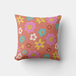 Sommarblommor Kudde