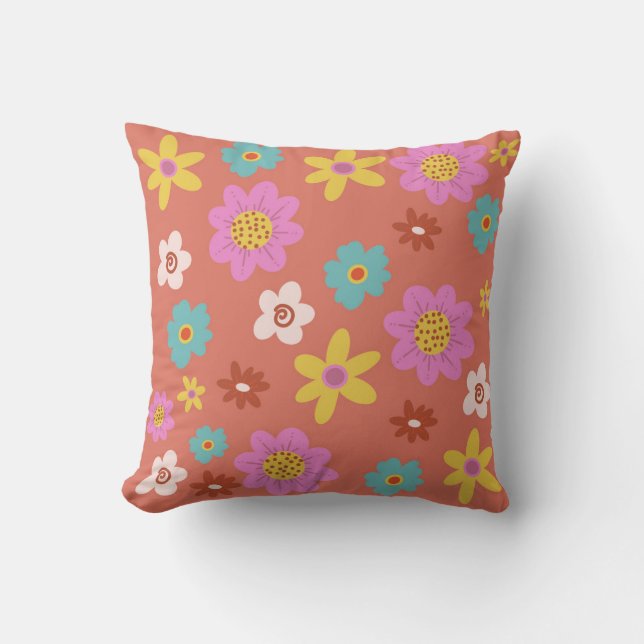 Sommarblommor Kudde (Framsida)
