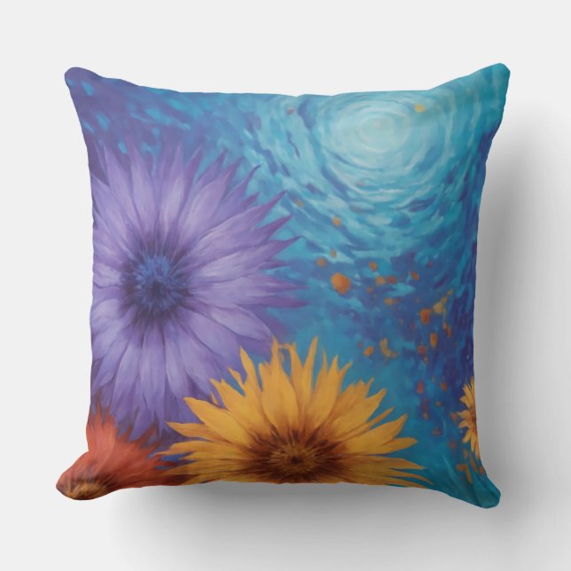 Sommarblommor Kudde (Framsida)